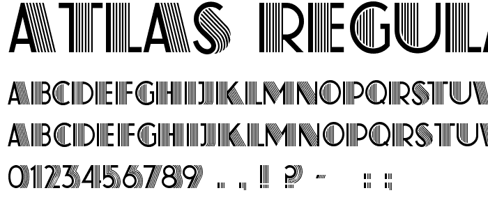 Atlas Regular font